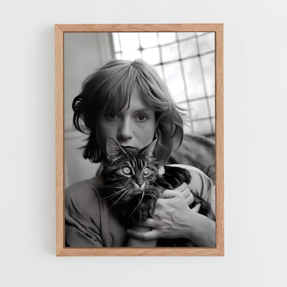 ap-isabelle huppert-7 cadre Bois clair