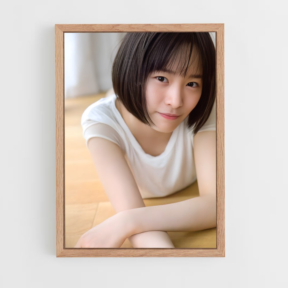 ap-ishiguri kanami-4 cadre Bois clair