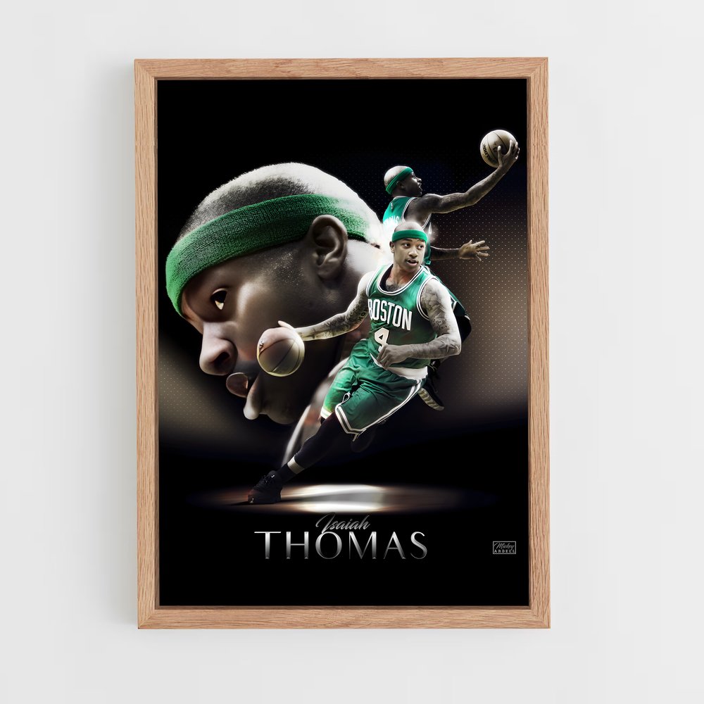 ap-isiah thomas-11 cadre Bois clair