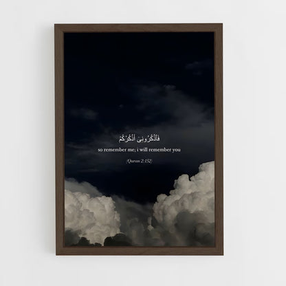 ap-islam-10 cadre Bois foncé