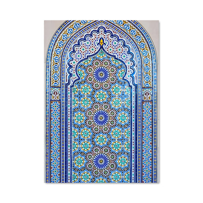 Poster Fenêtre Azur