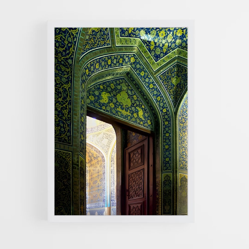 ap-islamic architecture-12 cadre Blanc