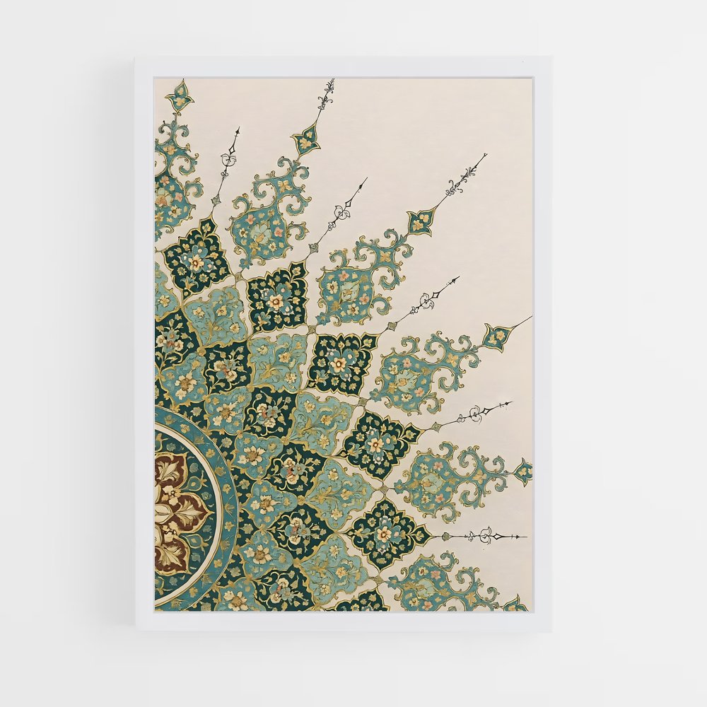 ap-islamic patterns-1 cadre Blanc