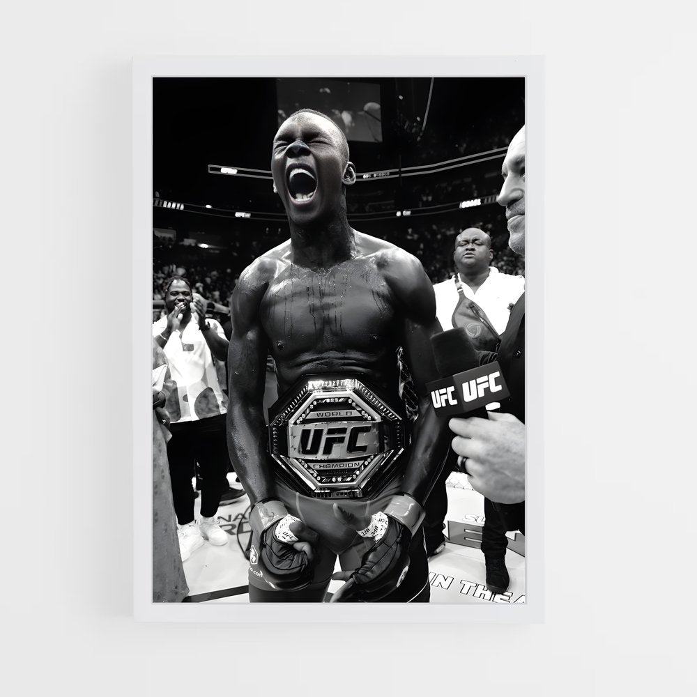 ap-israel adesanya-1 cadre Blanc