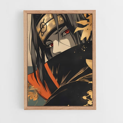 ap-itachi uchiha-12 cadre Bois clair