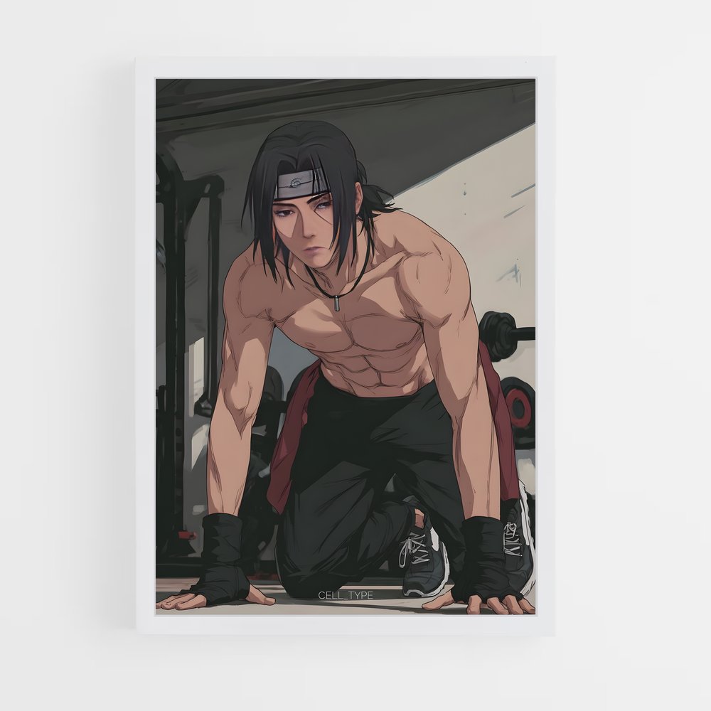 ap-itachi uchiha-2 cadre Blanc