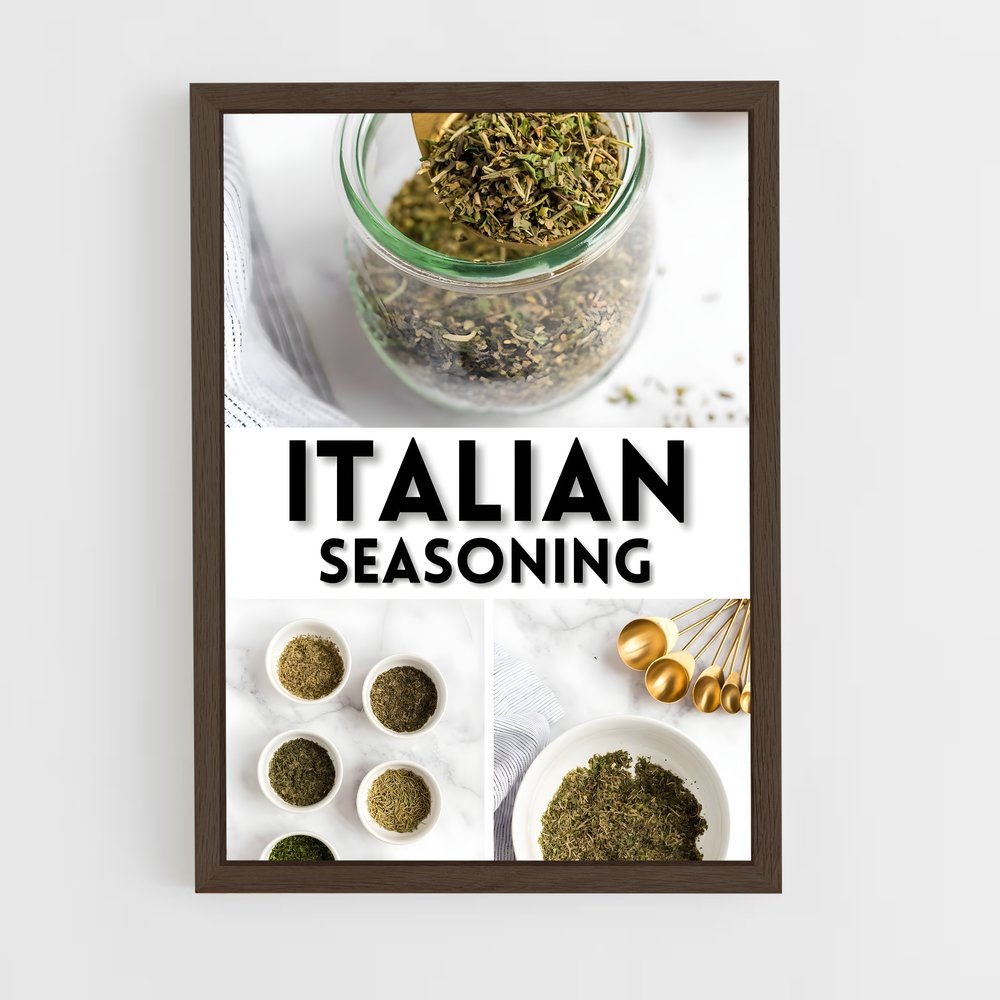 ap-italian seasoning-1 cadre Bois foncé