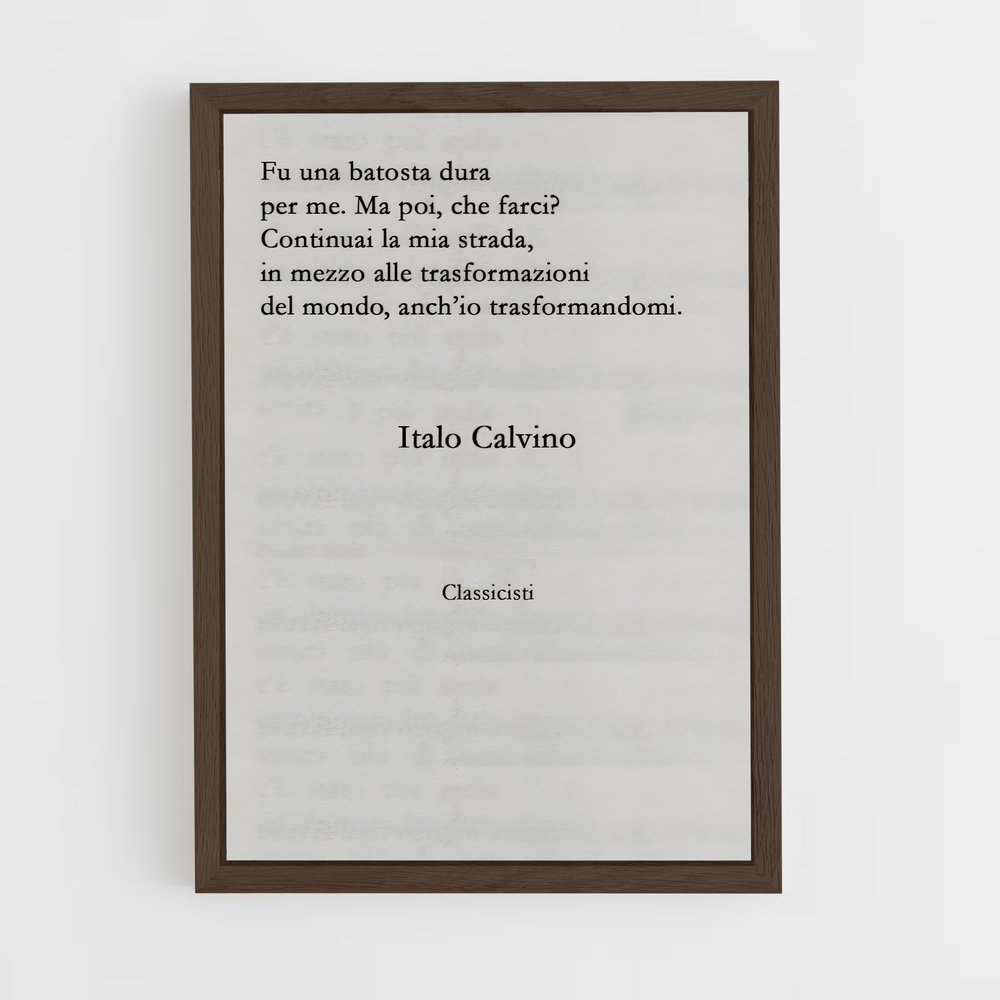 ap-italo calvino-2 cadre Bois foncé