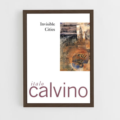 ap-italo calvino-4 cadre Bois foncé