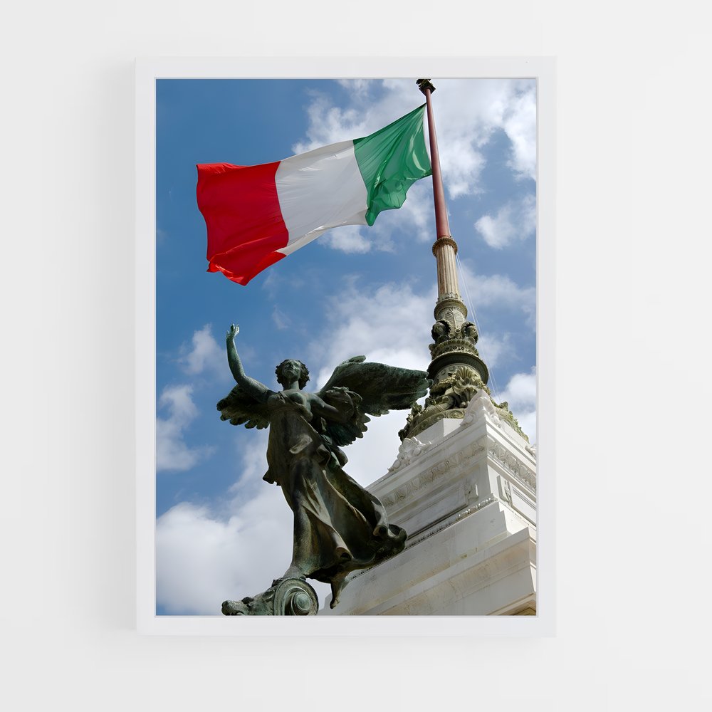 ap-italy flag-1 cadre Blanc
