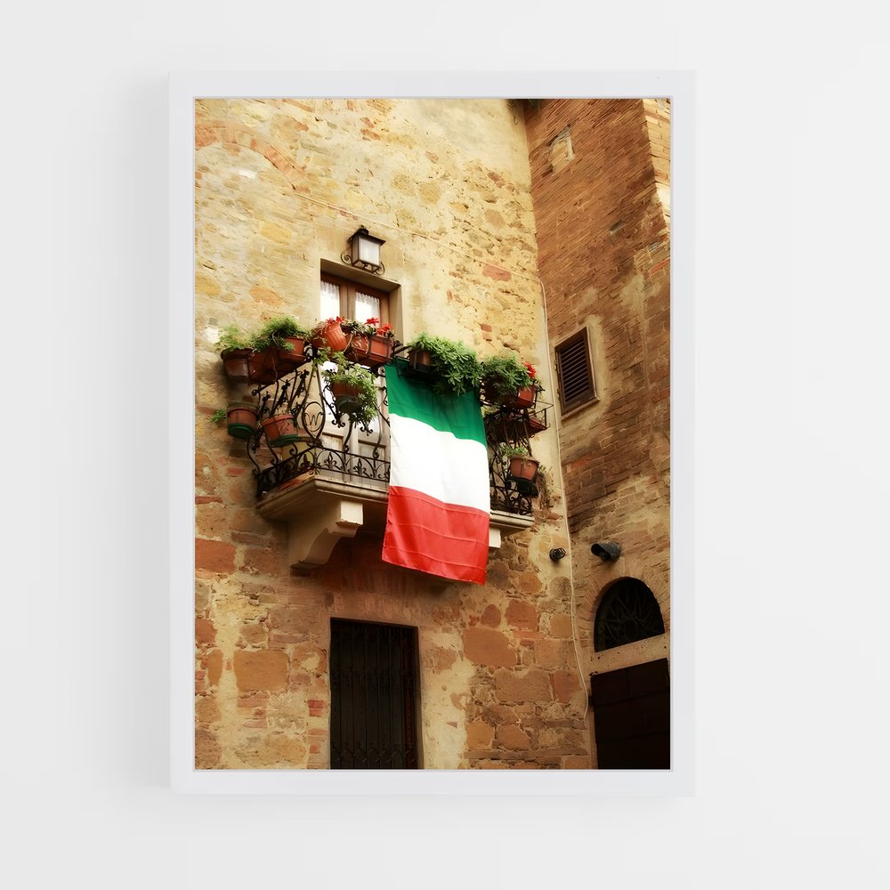 ap-italy flag-2 cadre Blanc