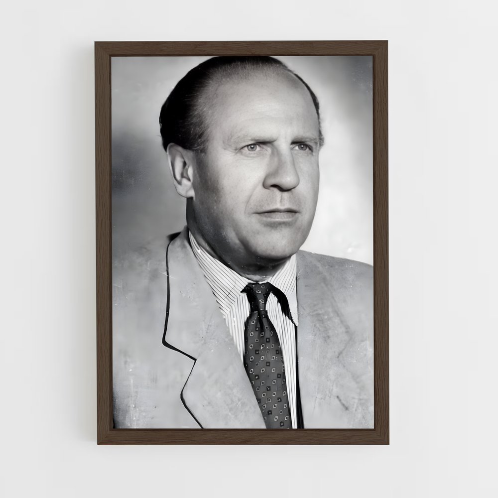 ap-itzhak stern-2 cadre Bois foncé