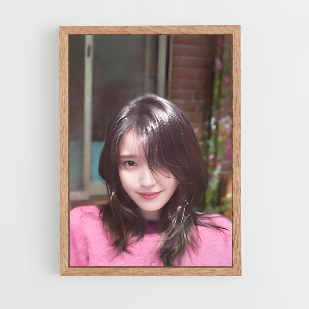 ap-iu lee ji-eun-15 cadre Bois clair
