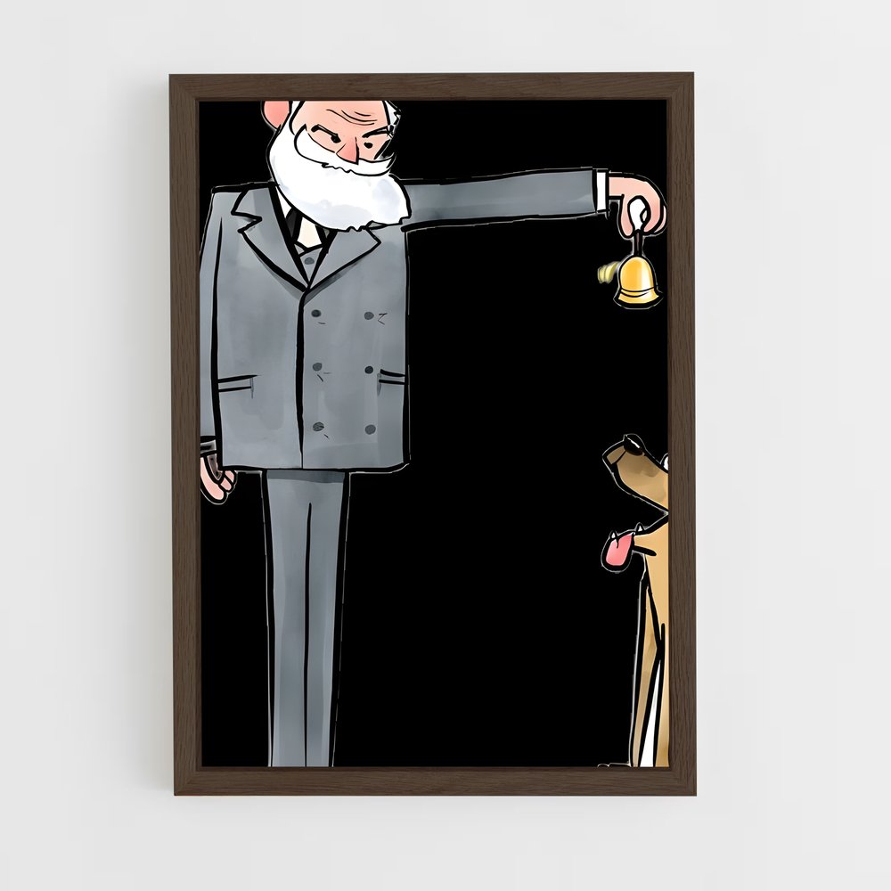 ap-ivan pavlov-2 cadre Bois foncé