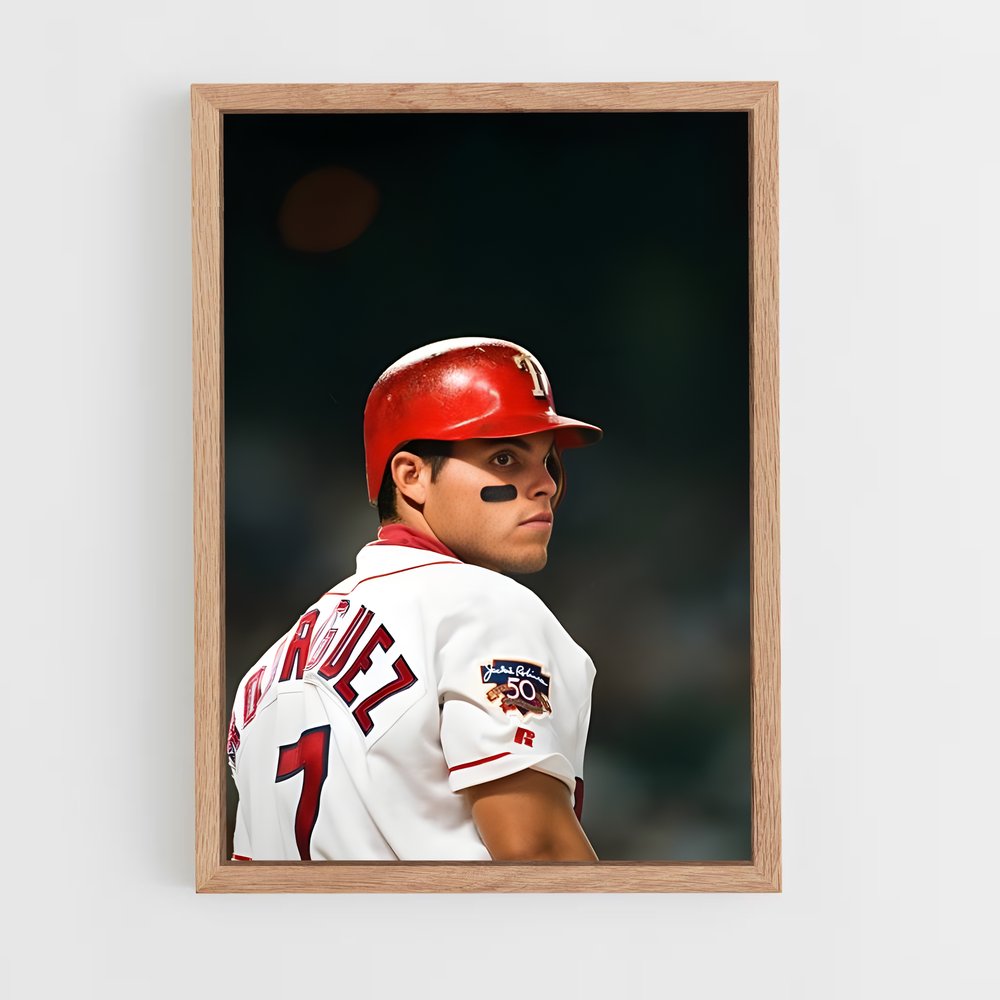 ap-ivan rodriguez-2 cadre Bois clair