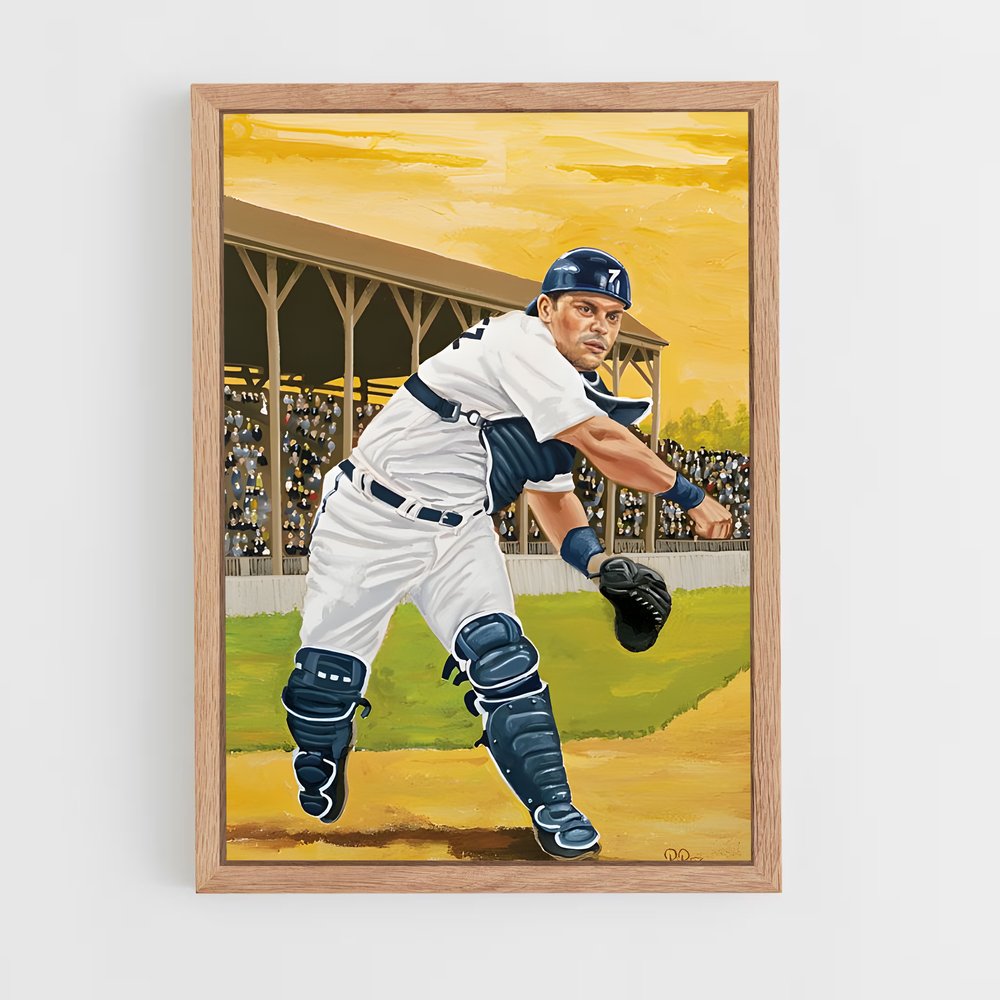 ap-ivan rodriguez-3 cadre Bois clair