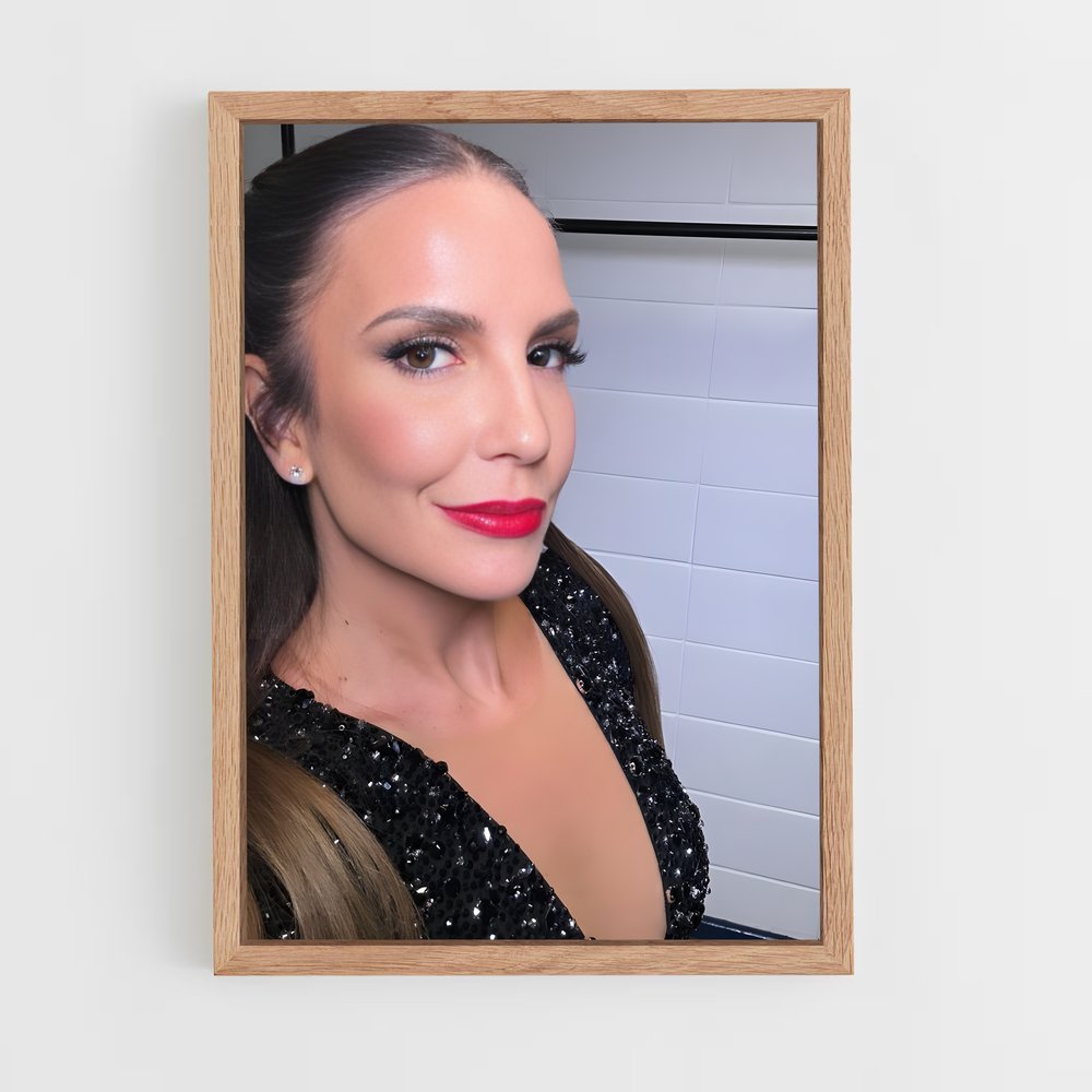 ap-ivete sangalo-4 cadre Bois clair