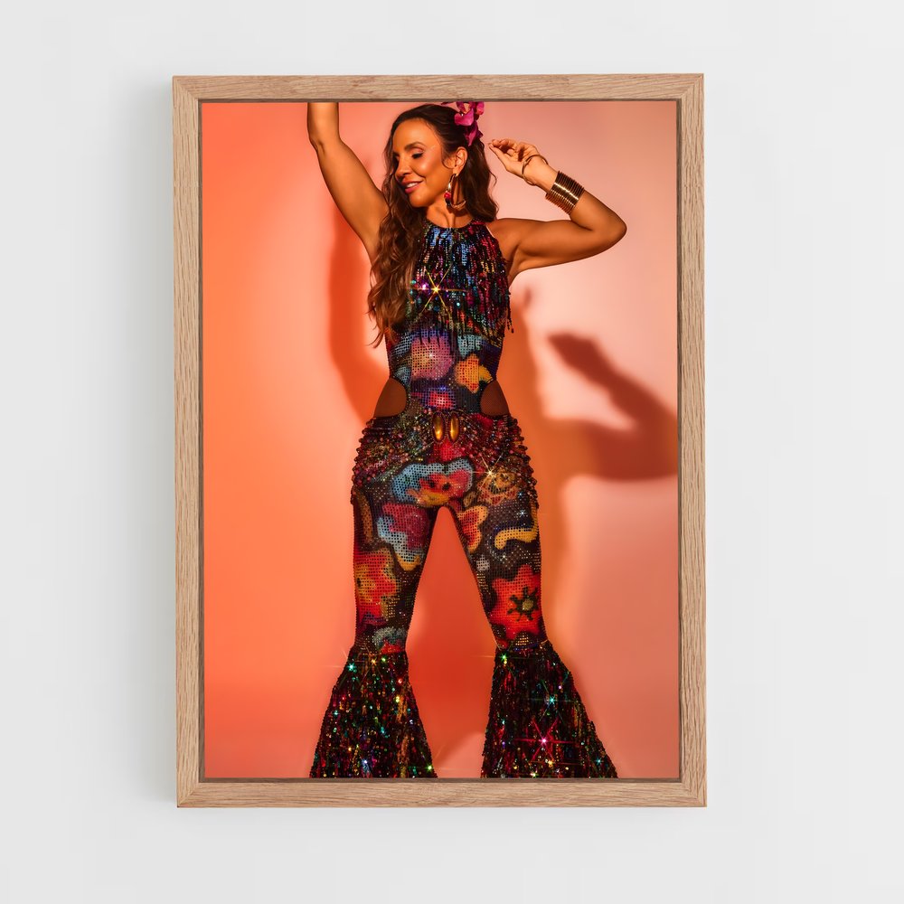 ap-ivete sangalo-7 cadre Bois clair