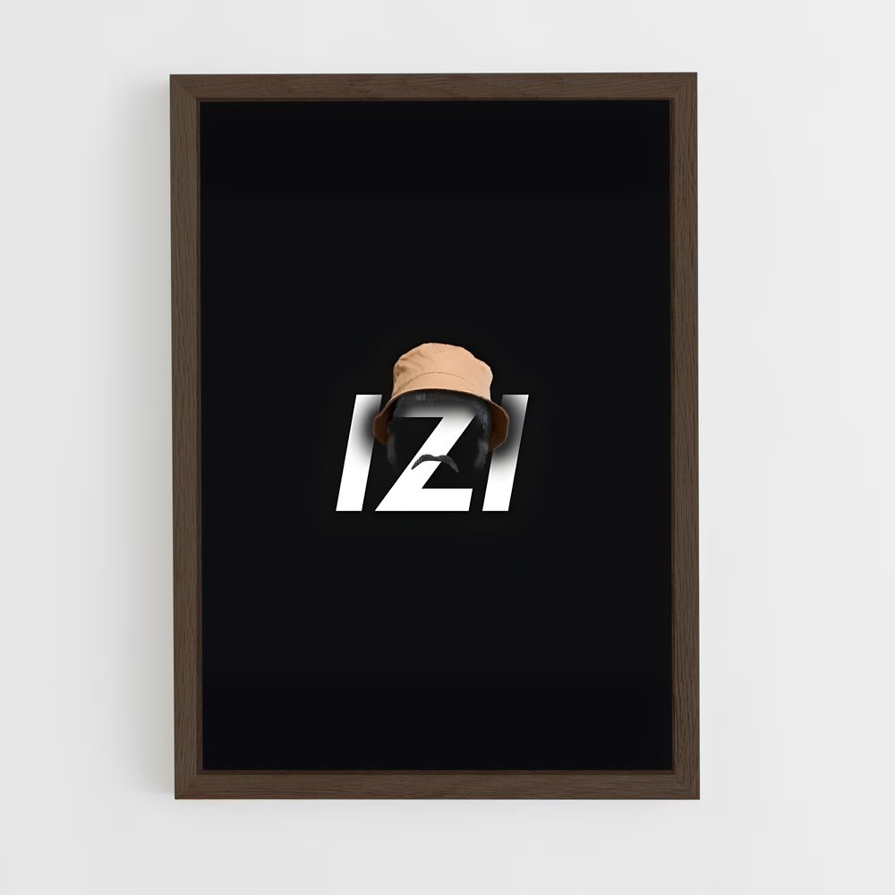 ap-izi-3 cadre Bois foncé