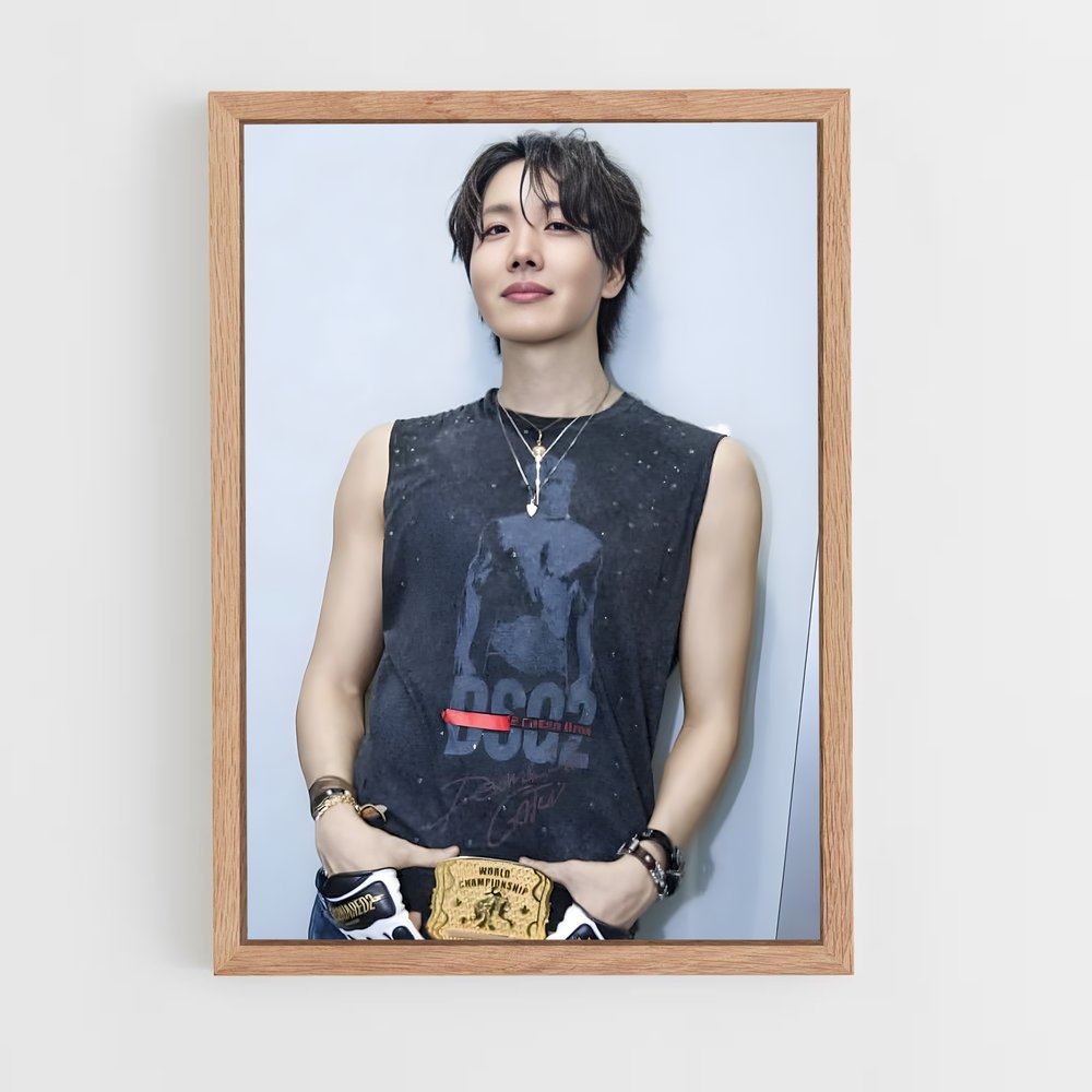 ap-j-hope bts-8 cadre Bois clair