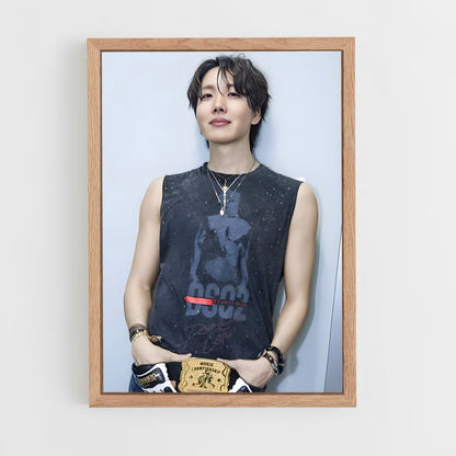 ap-j-hope bts-8 cadre Bois clair