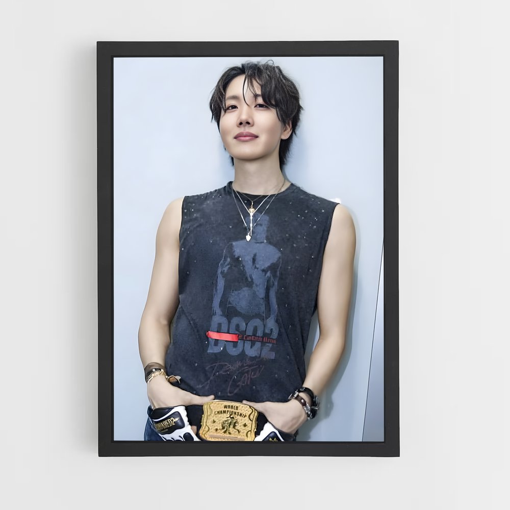 ap-j-hope bts-8 cadre Noir