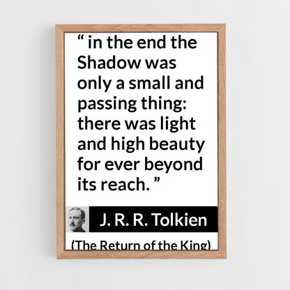 ap-j r r tolkien-4 cadre Bois clair