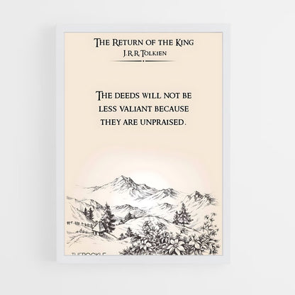 ap-j r r tolkien-5 cadre Blanc