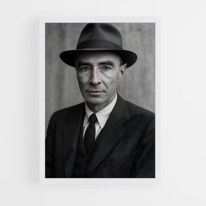 ap-j robert oppenheimer-2 cadre Blanc