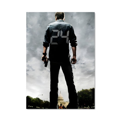 Poster Skate & Clouds