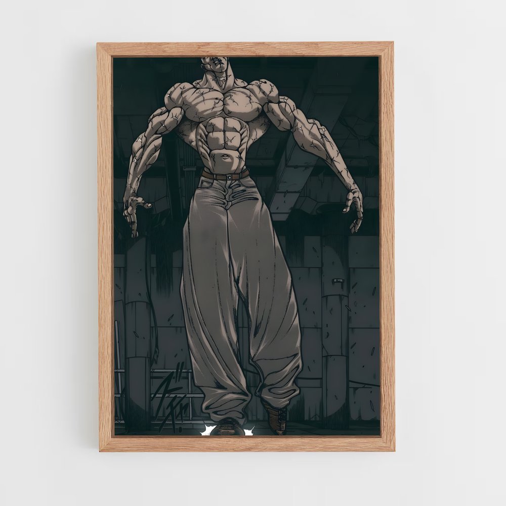 ap-jack hanma-2 cadre Bois clair
