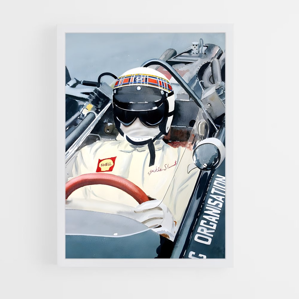 ap-jackie stewart-3 cadre Blanc