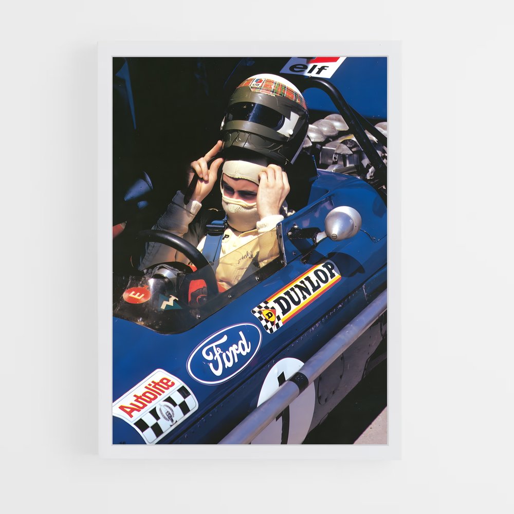 ap-jackie stewart-4 cadre Blanc