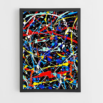 ap-jackson pollock-2 cadre Noir