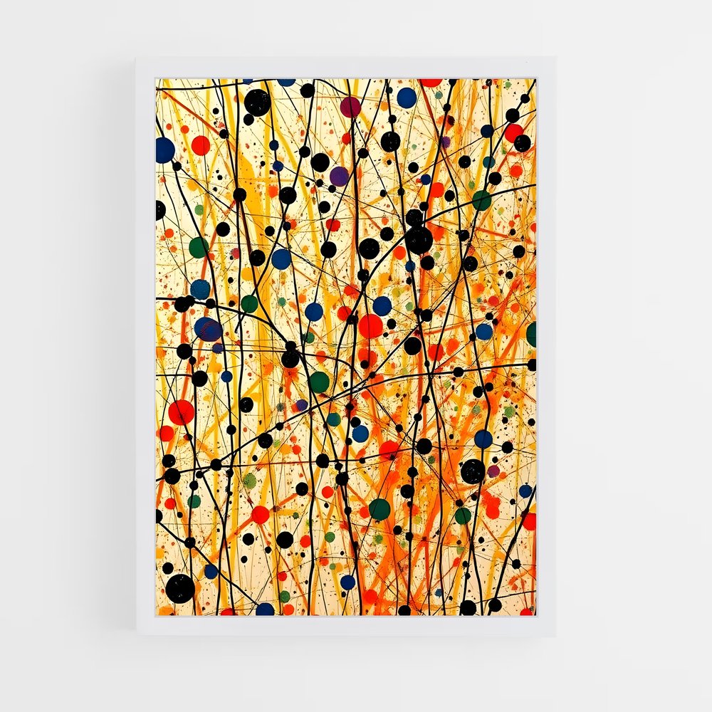 ap-jackson pollock-3 cadre Blanc