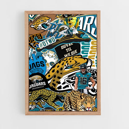 ap-jacksonville jaguars-1 cadre Bois clair