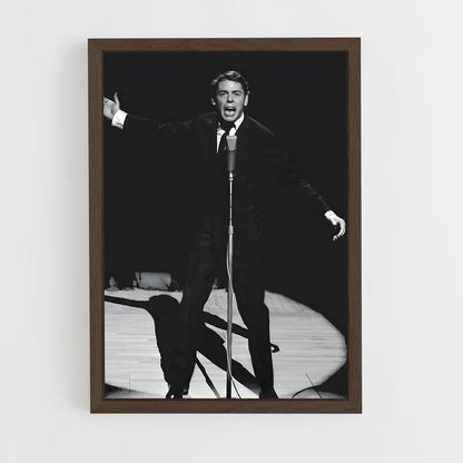 ap-jacques brel-4 cadre Bois foncé