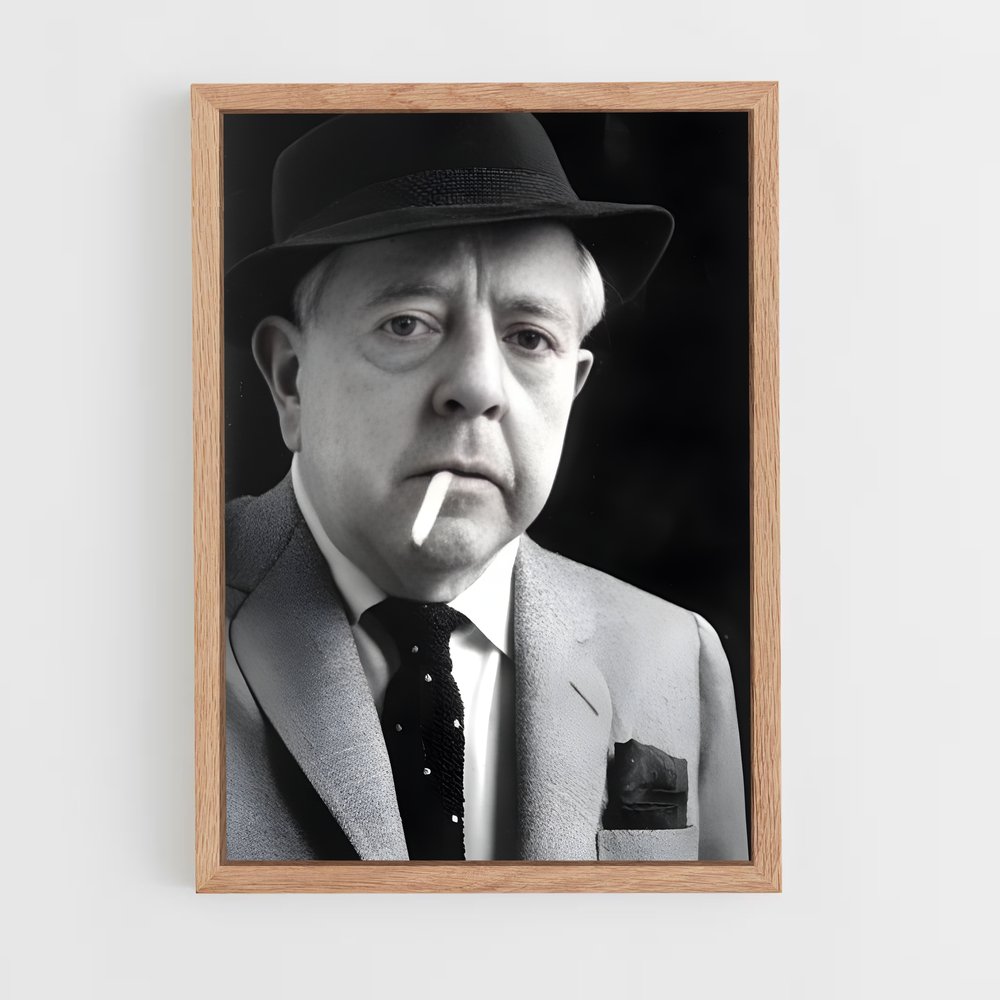 ap-jacques prevert-1 cadre Bois clair