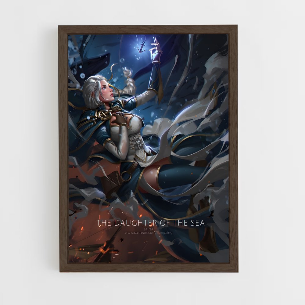 ap-jaina proudmoore-8 cadre Bois foncé