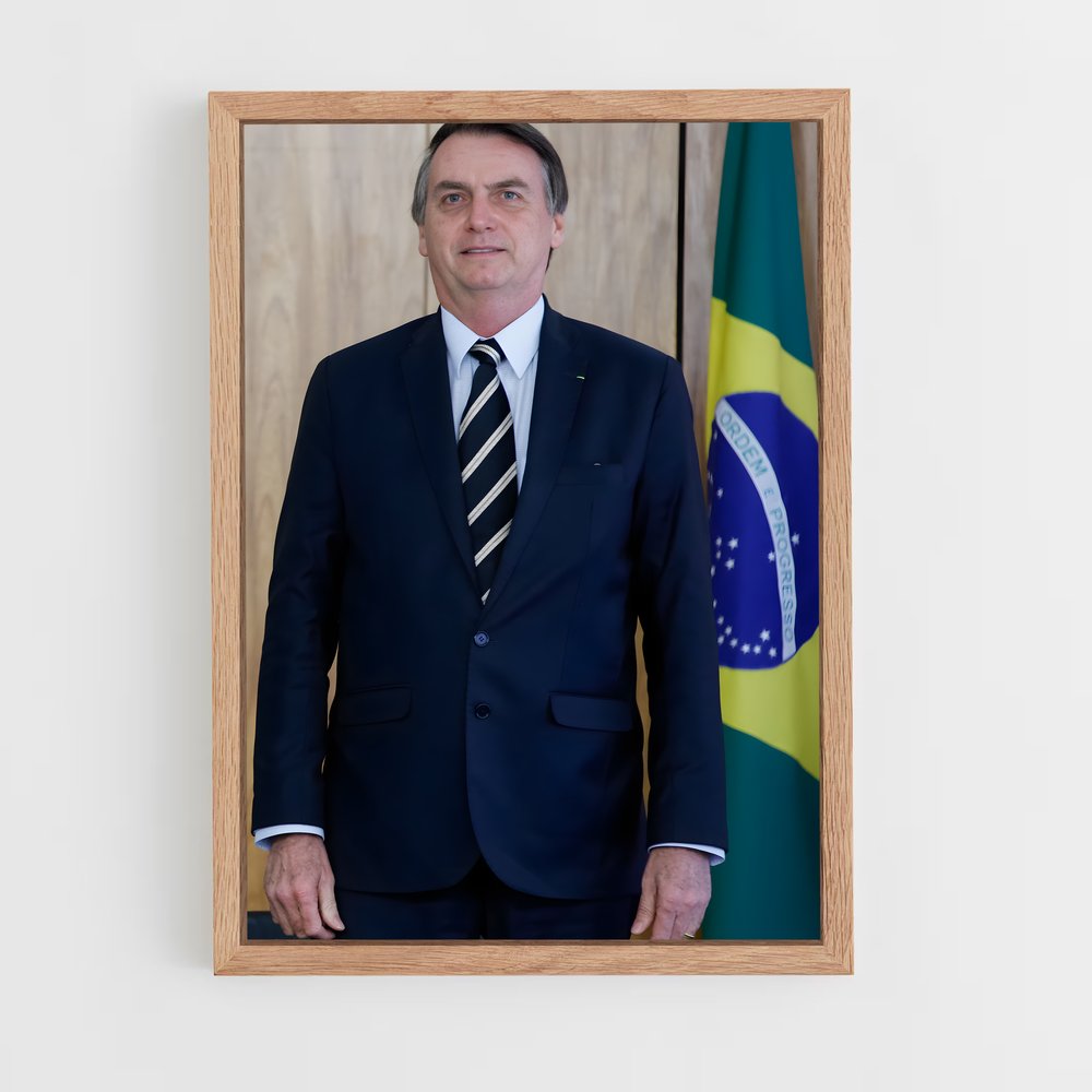 ap-jair bolsonaro-1 cadre Bois clair
