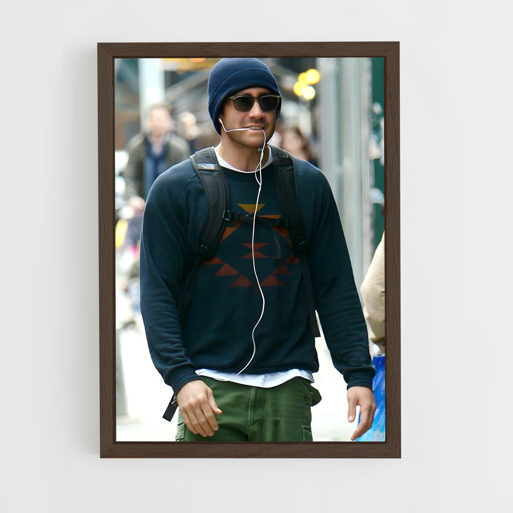 ap-jake gyllenhaal-3 cadre Bois foncé