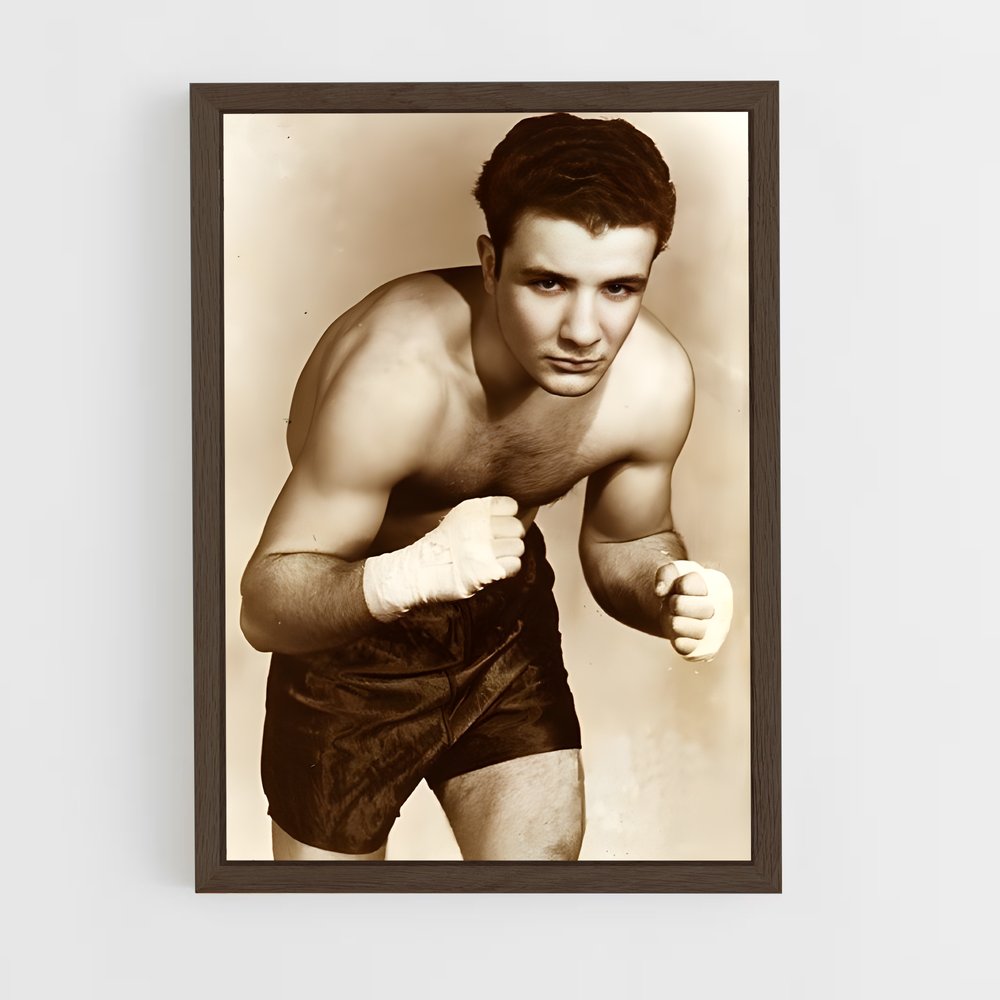 ap-jake lamotta-1 cadre Bois foncé