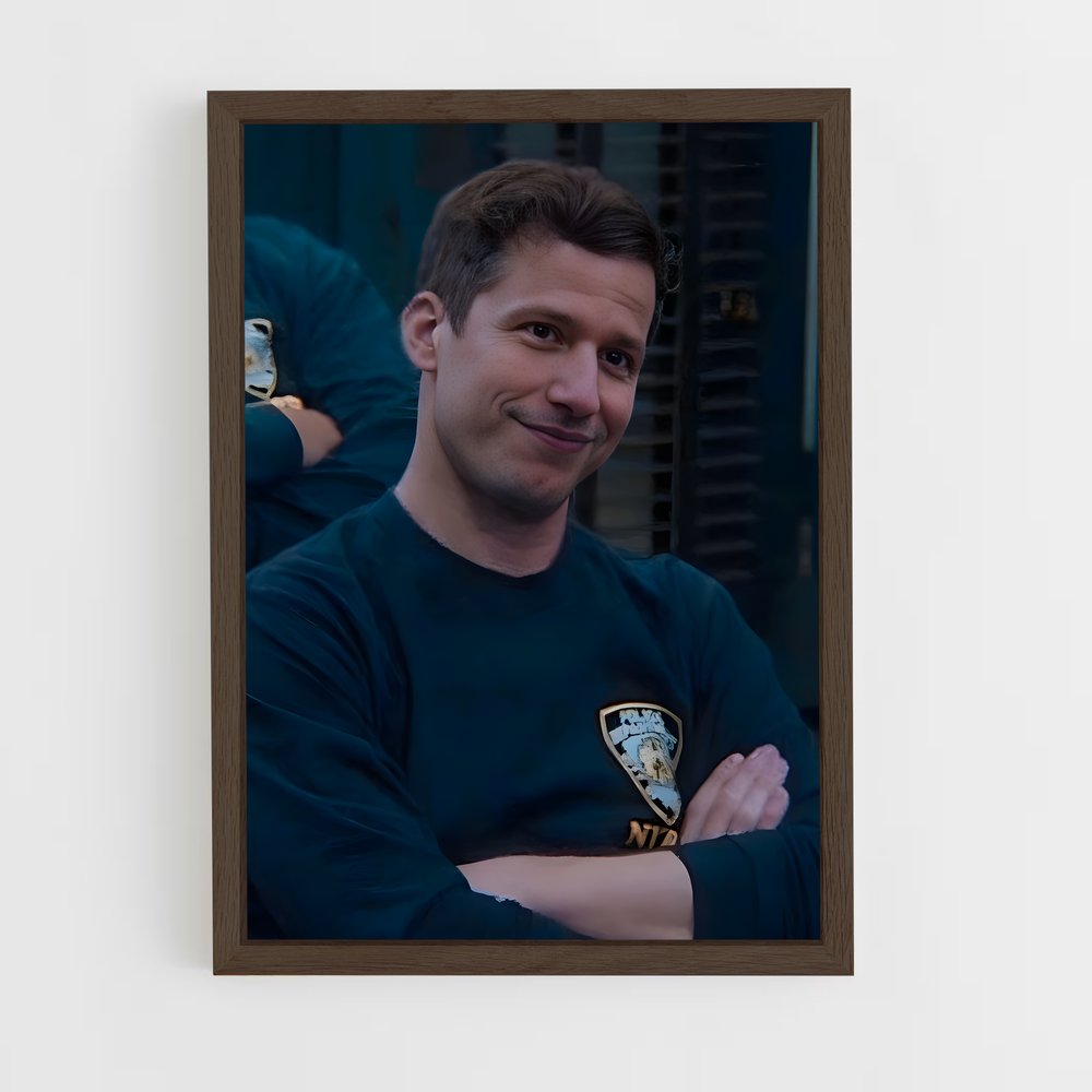 ap-jake peralta-2 cadre Bois foncé