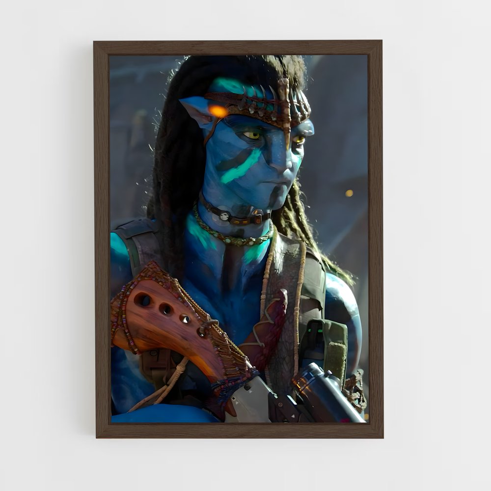 ap-jake sully-3 cadre Bois foncé