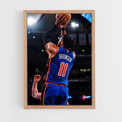 ap-jalen brunson-1 cadre Bois clair