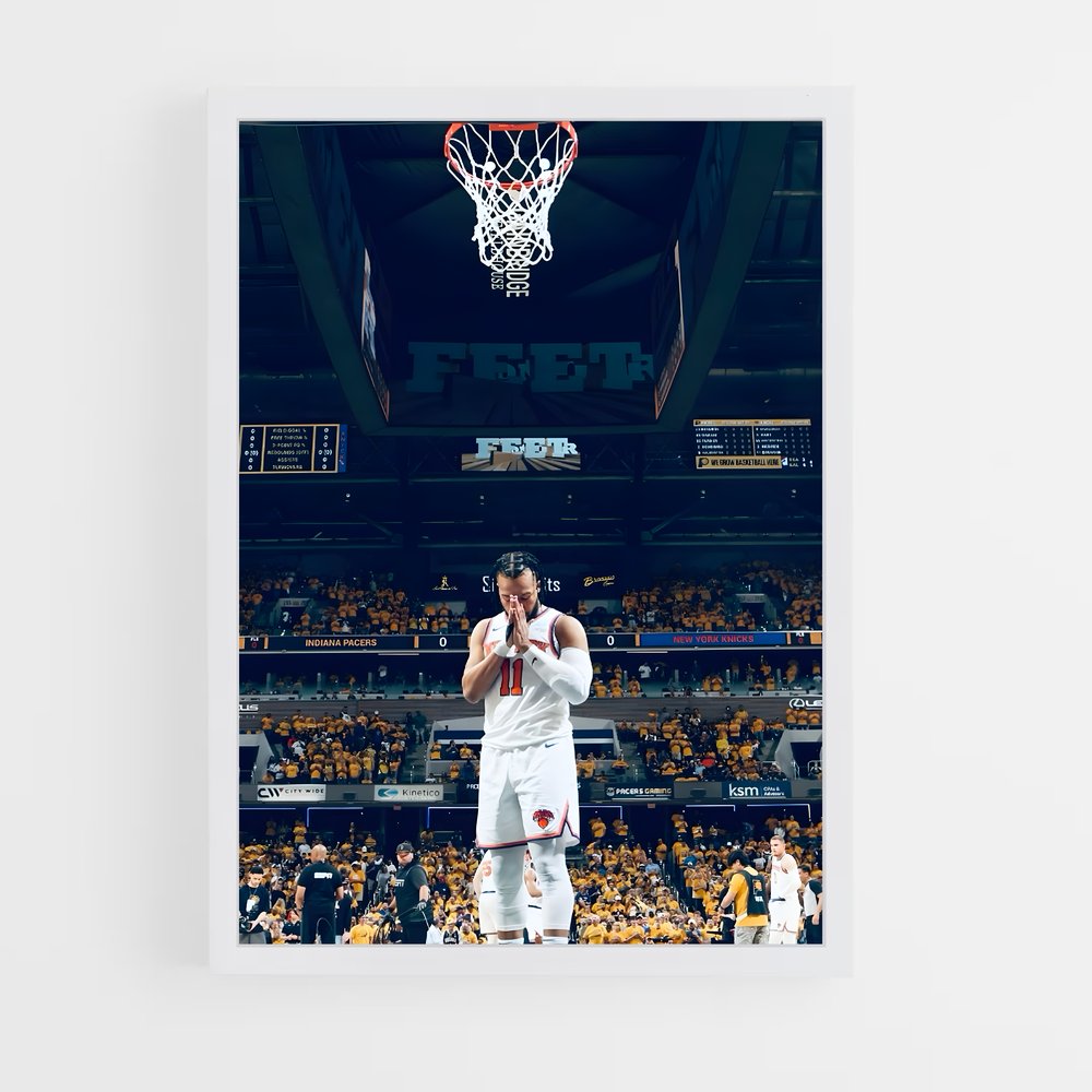 ap-jalen brunson-4 cadre Blanc
