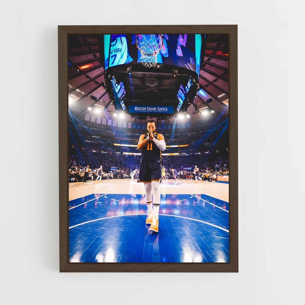 ap-jalen brunson-7 cadre Bois foncé