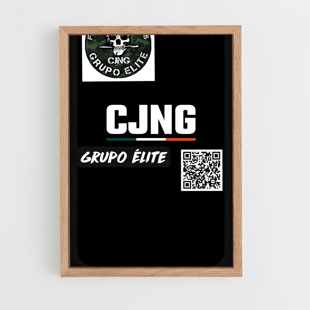 ap-jalisco cartel-5 cadre Bois clair