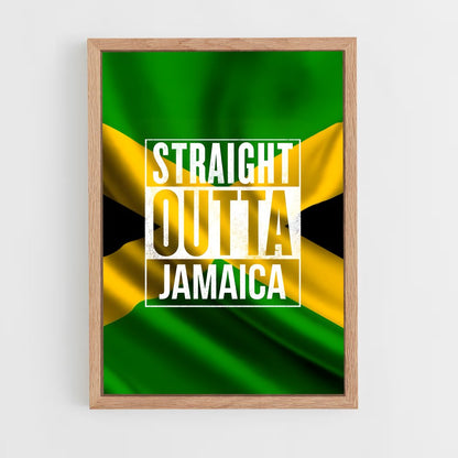 ap-jamaica flag-2 cadre Bois clair