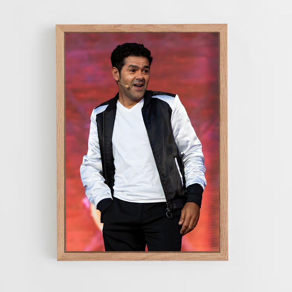 ap-jamel debbouze-1 cadre Bois clair